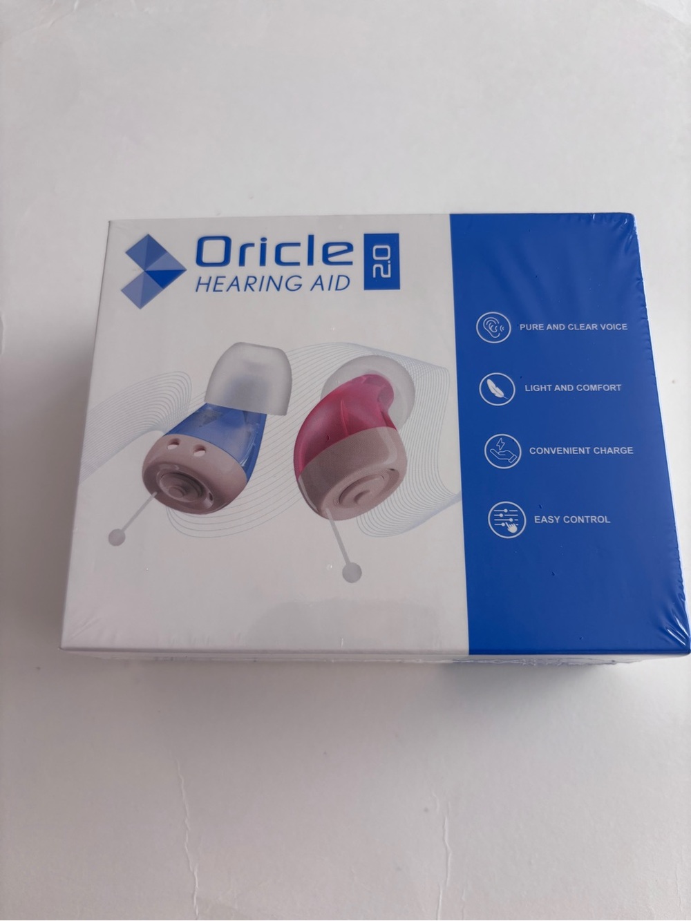 Oricle Standard 2.0 Hearing Aid Pro - Red and Blue - Sealed